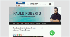 Desktop Screenshot of blogdopauloroberto.com.br