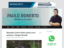 Tablet Screenshot of blogdopauloroberto.com.br